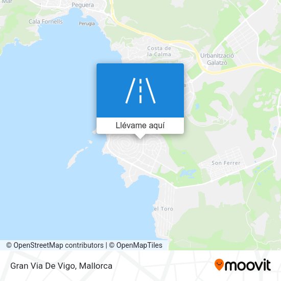Mapa Gran Via De Vigo