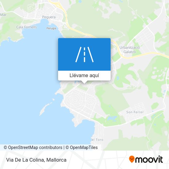Mapa Via De La Colina