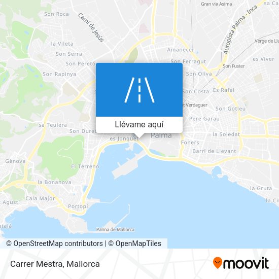 Mapa Carrer Mestra