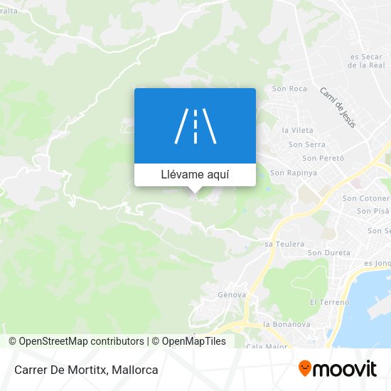 Mapa Carrer De Mortitx