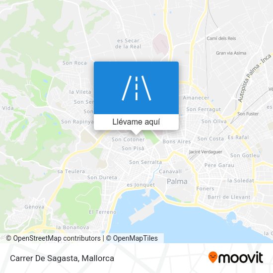 Mapa Carrer De Sagasta