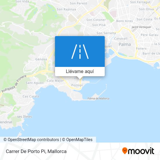 Mapa Carrer De Porto Pi