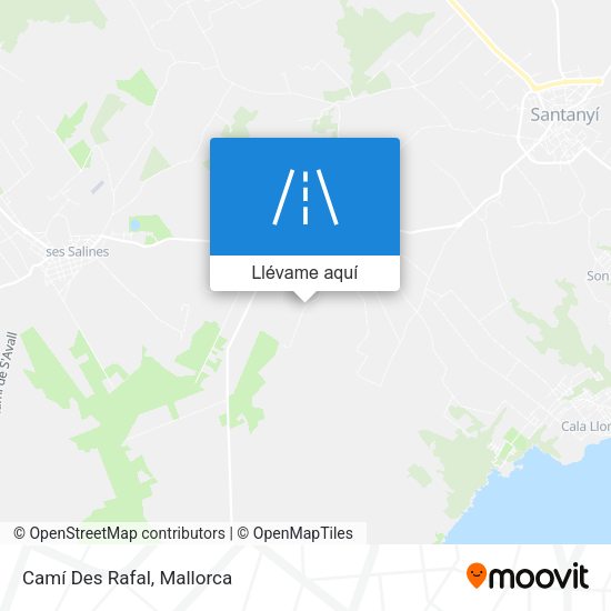 Mapa Camí Des Rafal