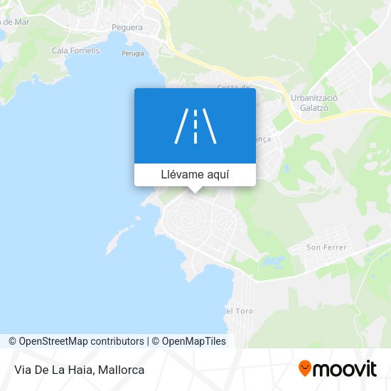 Mapa Via De La Haia