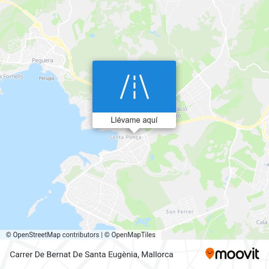 Mapa Carrer De Bernat De Santa Eugènia