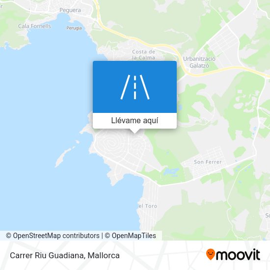 Mapa Carrer Riu Guadiana