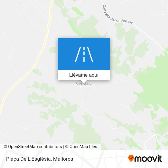 Mapa Plaça De L'Església