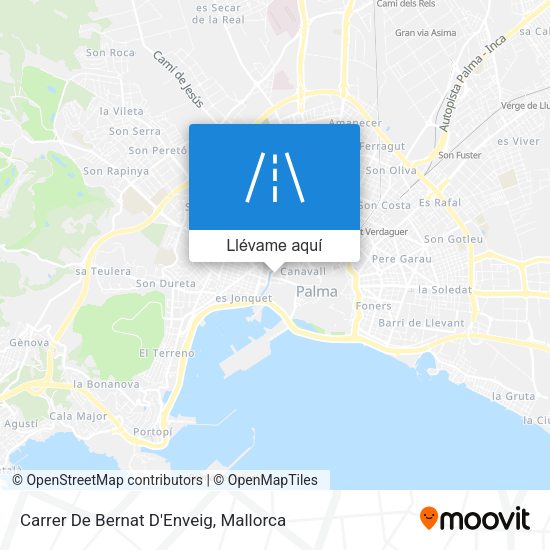 Mapa Carrer De Bernat D'Enveig