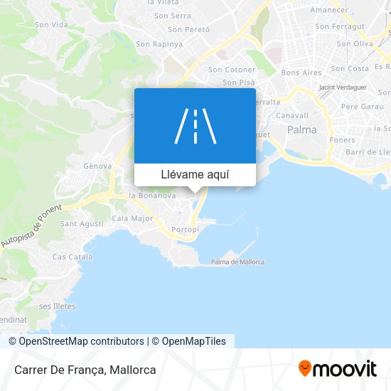 Mapa Carrer De França