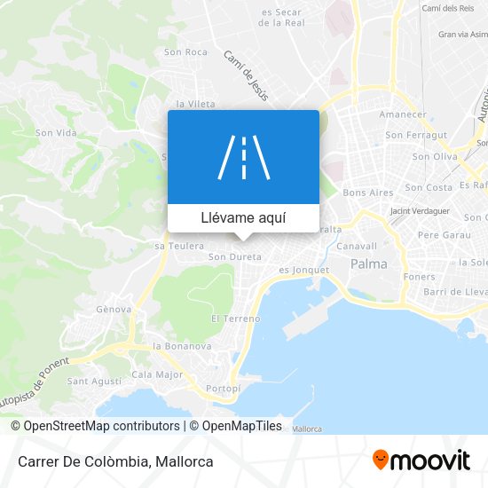Mapa Carrer De Colòmbia