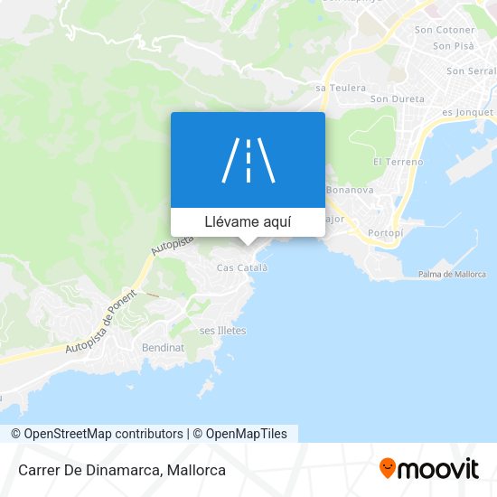 Mapa Carrer De Dinamarca