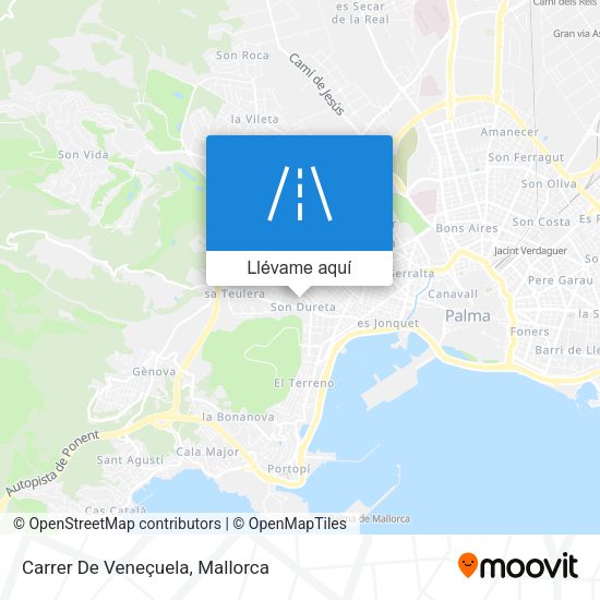 Mapa Carrer De Veneçuela