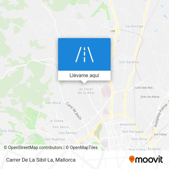 Mapa Carrer De La Sibil·La
