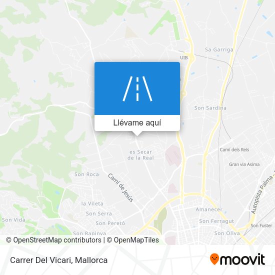 Mapa Carrer Del Vicari
