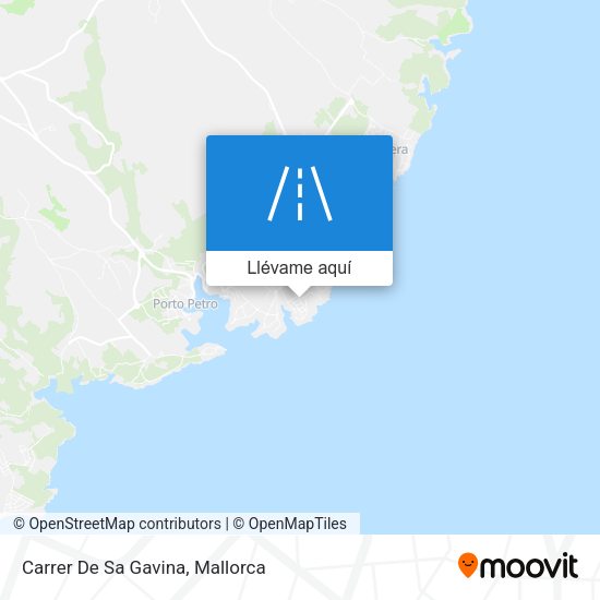 Mapa Carrer De Sa Gavina
