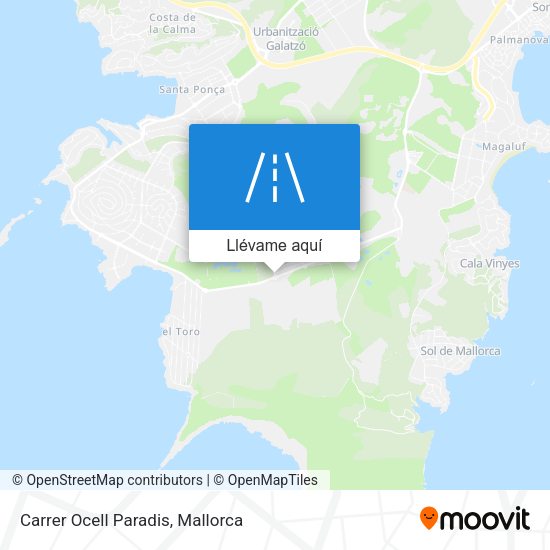 Mapa Carrer Ocell Paradis