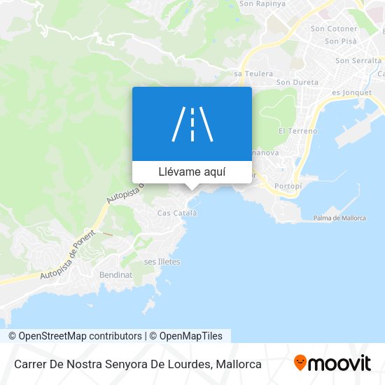 Mapa Carrer De Nostra Senyora De Lourdes