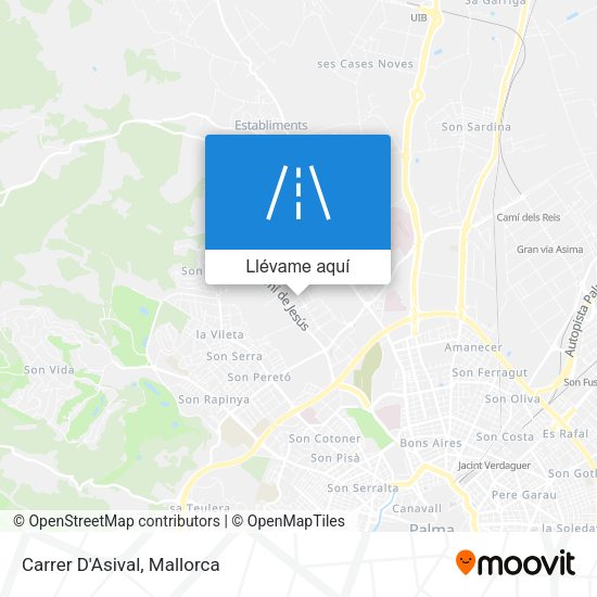 Mapa Carrer D'Asival