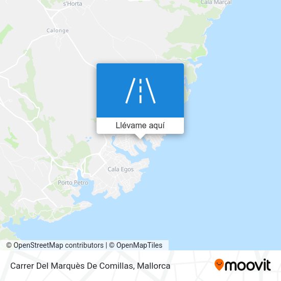 Mapa Carrer Del Marquès De Comillas
