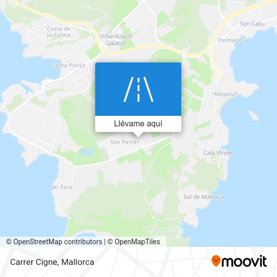 Mapa Carrer Cigne