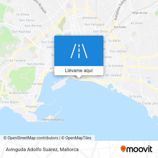Mapa Avinguda Adolfo Suárez