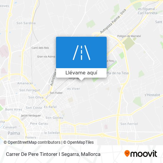 Mapa Carrer De Pere Tintorer I Segarra