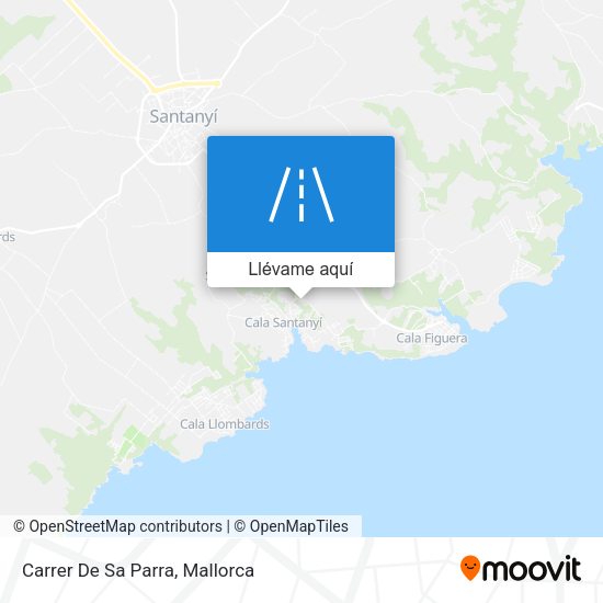 Mapa Carrer De Sa Parra