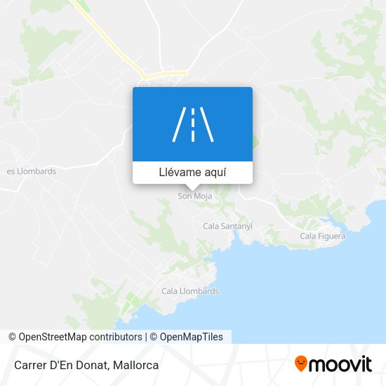 Mapa Carrer D'En Donat