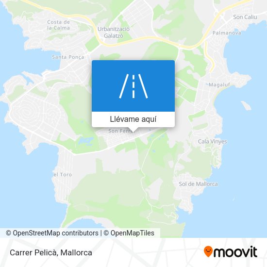 Mapa Carrer Pelicà