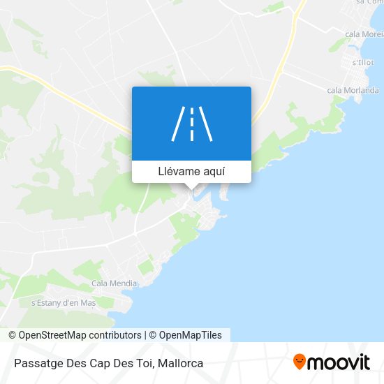 Mapa Passatge Des Cap Des Toi