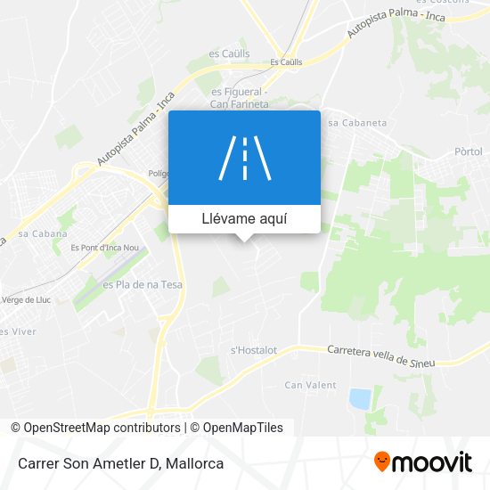 Mapa Carrer Son Ametler D