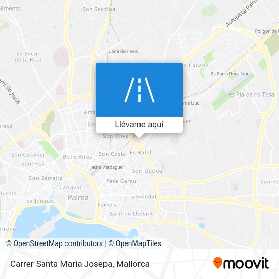 Mapa Carrer Santa Maria Josepa
