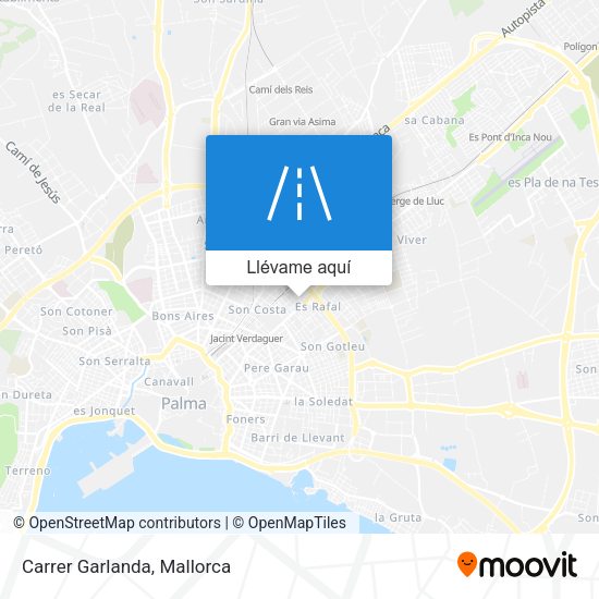 Mapa Carrer Garlanda
