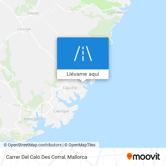 Mapa Carrer Del Caló Des Corral
