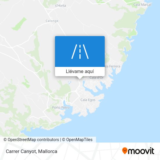 Mapa Carrer Canyot