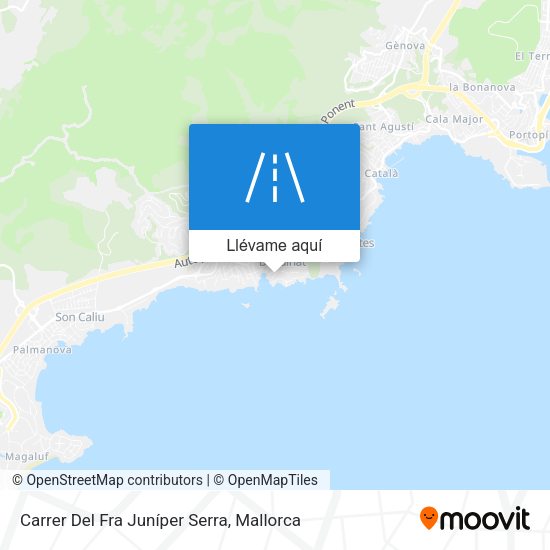 Mapa Carrer Del Fra Juníper Serra
