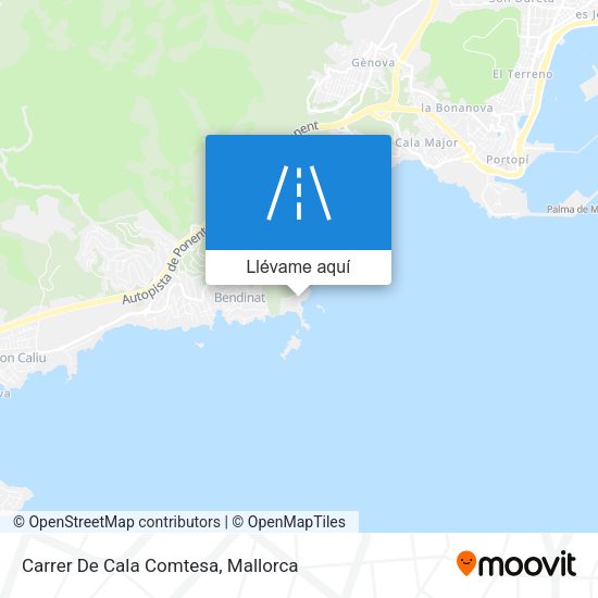 Mapa Carrer De Cala Comtesa