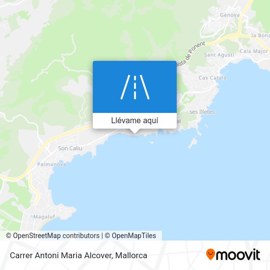 Mapa Carrer Antoni Maria Alcover