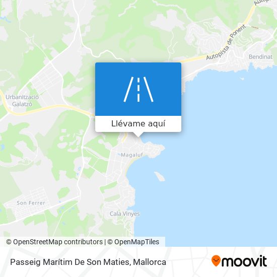 Mapa Passeig Marítim De Son Maties