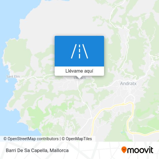 Mapa Barri De Sa Capella