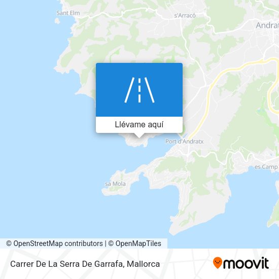 Mapa Carrer De La Serra De Garrafa