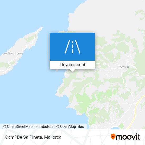 Mapa Camí De Sa Pineta
