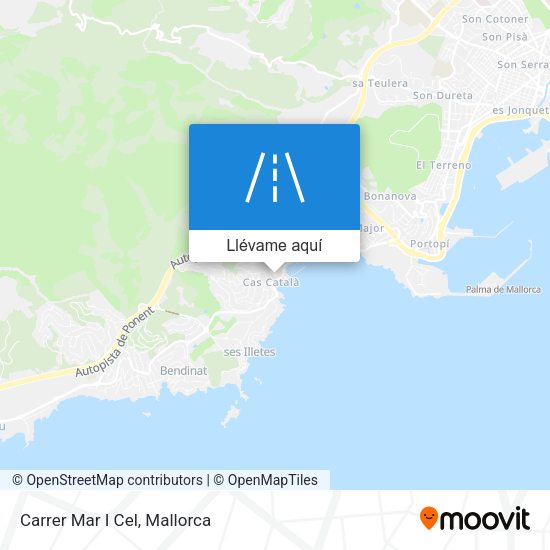 Mapa Carrer Mar I Cel
