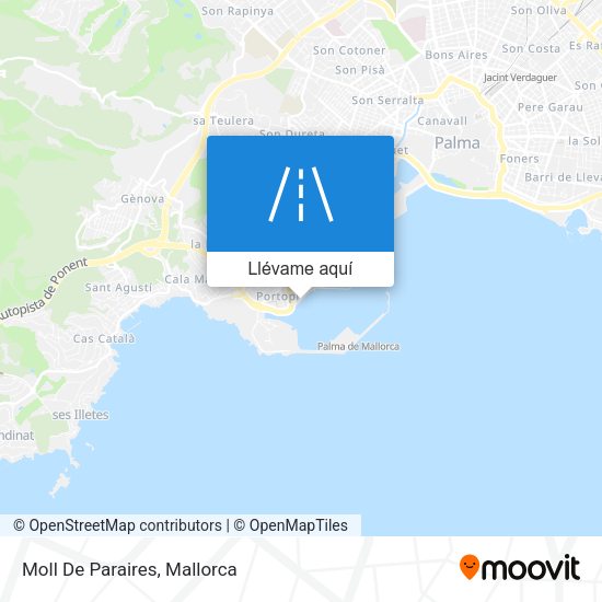 Mapa Moll De Paraires