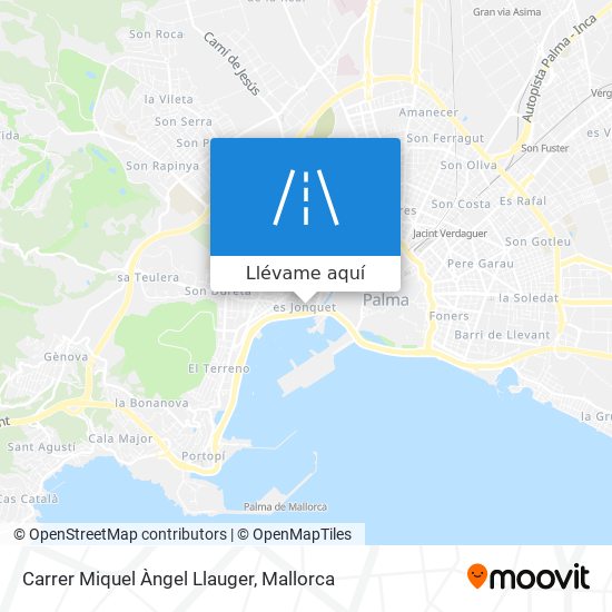 Mapa Carrer Miquel Àngel Llauger