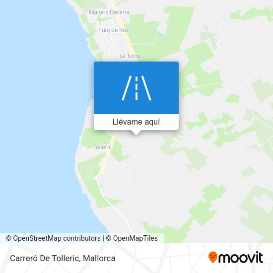 Mapa Carreró De Tolleric