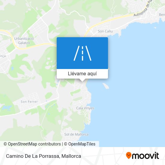 Mapa Camino De La Porrassa