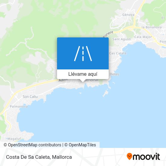 Mapa Costa De Sa Caleta