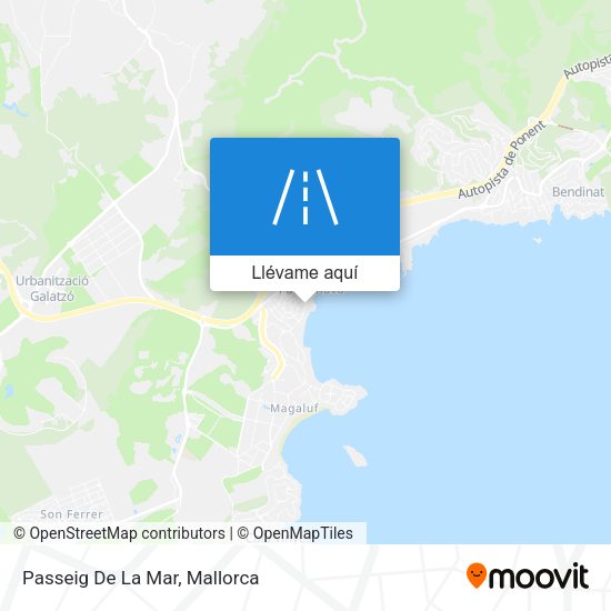 Mapa Passeig De La Mar