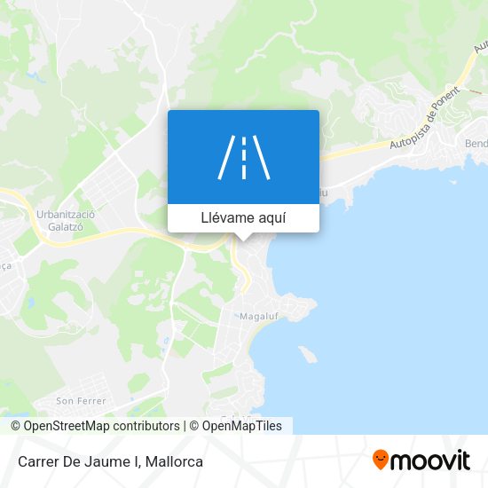 Mapa Carrer De Jaume I